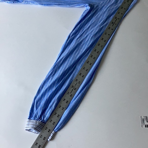 Collarless Button Down Shirt - Picture 7 of 9